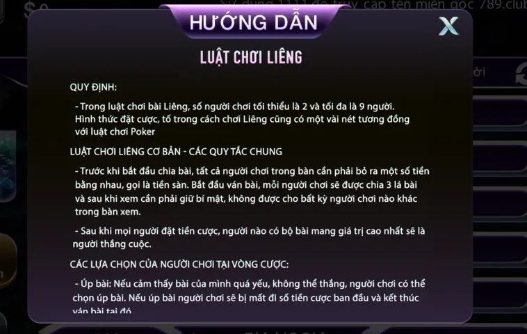 Khám Phá Siêu Phẩm Liêng Tại 789Club Với Cơ Hội Thắng Cược Lớn