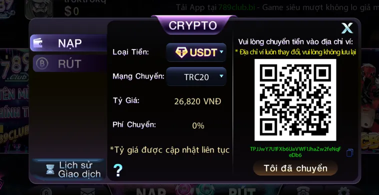 Bí Quyết Nạp Tiền 789Club Nhanh Chóng Giúp Người Chơi Tăng Vốn Chơi Game Tức Thì