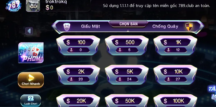 Chinh Phục Siêu Phẩm Phỏm Tại 789Club Với Hệ Thống Trả Thưởng Đẳng Cấp