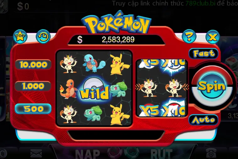 Khám Phá Minigame Pokemon Tại 789Club Đỉnh Cao Với Cơ Hội Thắng Cực Lớn