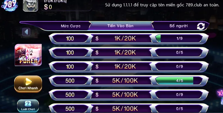 Khám Phá Siêu Phẩm Poker Tại 789Club Với Cơ Hội Thắng Lớn