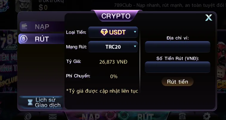 Hướng Dẫn Rút Tiền 789Club Nhanh Chóng Giúp Người Chơi Nhận Tiền Thắng Cược Tức Thì
