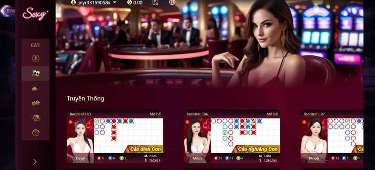 Sexy Gaming Live Tại 789Club Trải Nghiệm Sòng Bạc Đầy Lôi Cuốn Với Dealer Nóng Bỏng