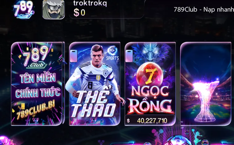 Sảnh Cá Cược Thể Thao 789Club Đẳng Cấp Nhất