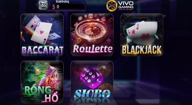 Trải Nghiệm Đẳng Cấp Tại Sảnh Vivo Gaming Live Tại 789Club Hàng Đầu Năm 2026